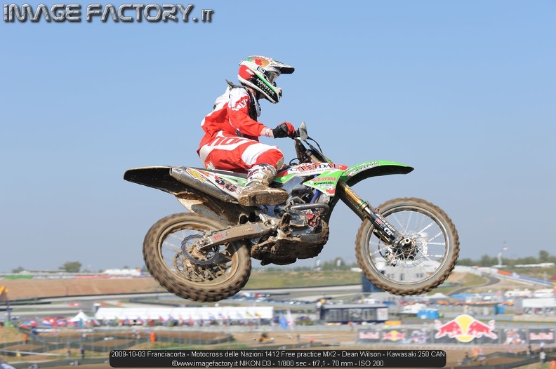 2009-10-03 Franciacorta - Motocross delle Nazioni 1412 Free practice MX2 - Dean Wilson - Kawasaki 250 CAN.jpg